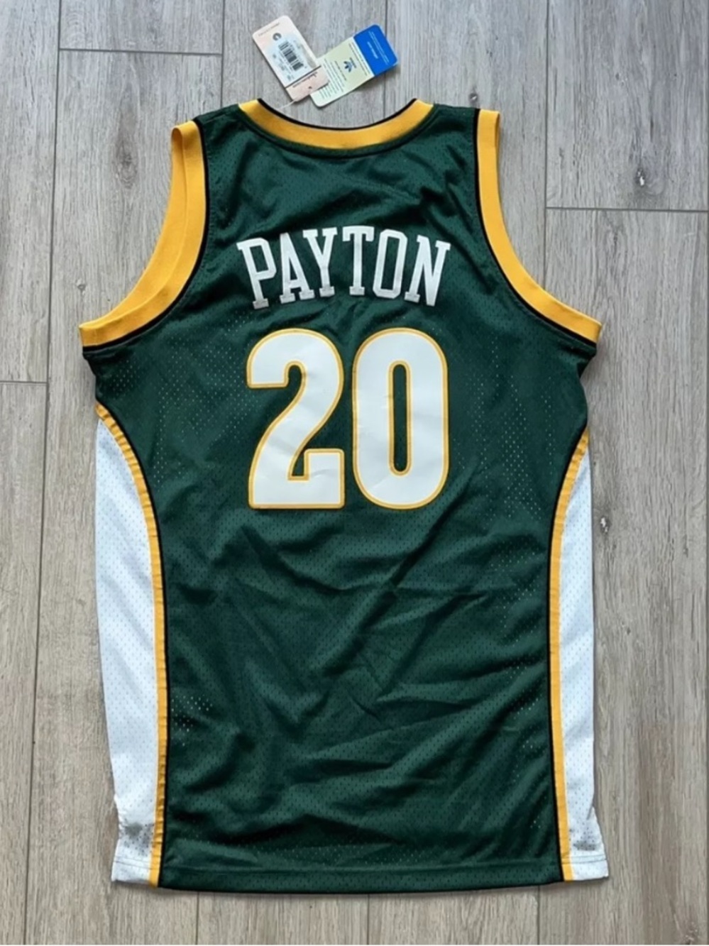 2011 Adidas Gary Payton Seattle SuperSonics Soul Swingman Jersey, NWT